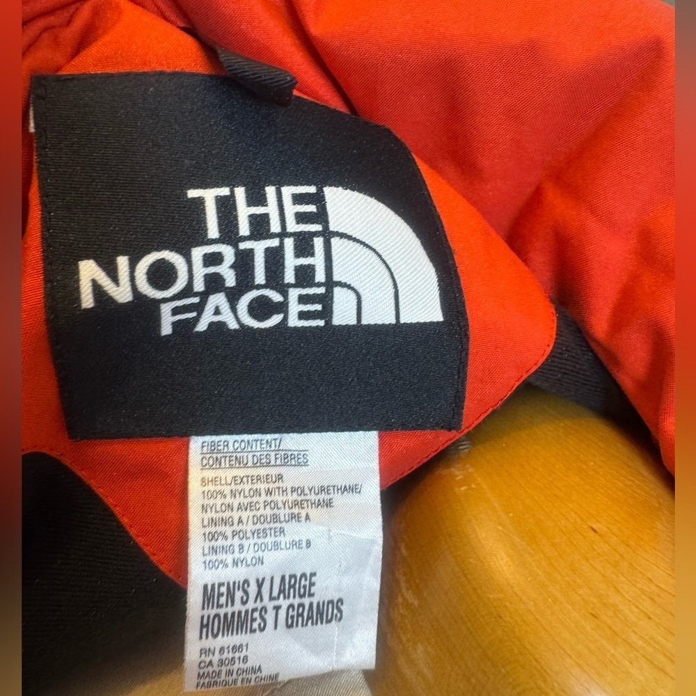 Rare Vintage The North Face Extreme Gear Orange and Black Pull Over Jacket XL - Picture 5 of 10